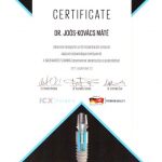 Dr. Joós-Kovács Máté - oklevél