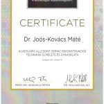 Dr. Joós-Kovács Máté - oklevél