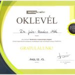 Dr. Joós-Kovács Máté - oklevél