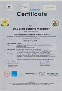 Dr. Varga Sabrina_parodontológia